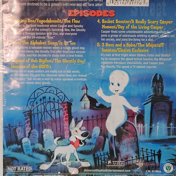 The Spooktacular New Adventures of Casper: Volume 1 (2015 DVD) Animation, Family - Picture 2 of 3
